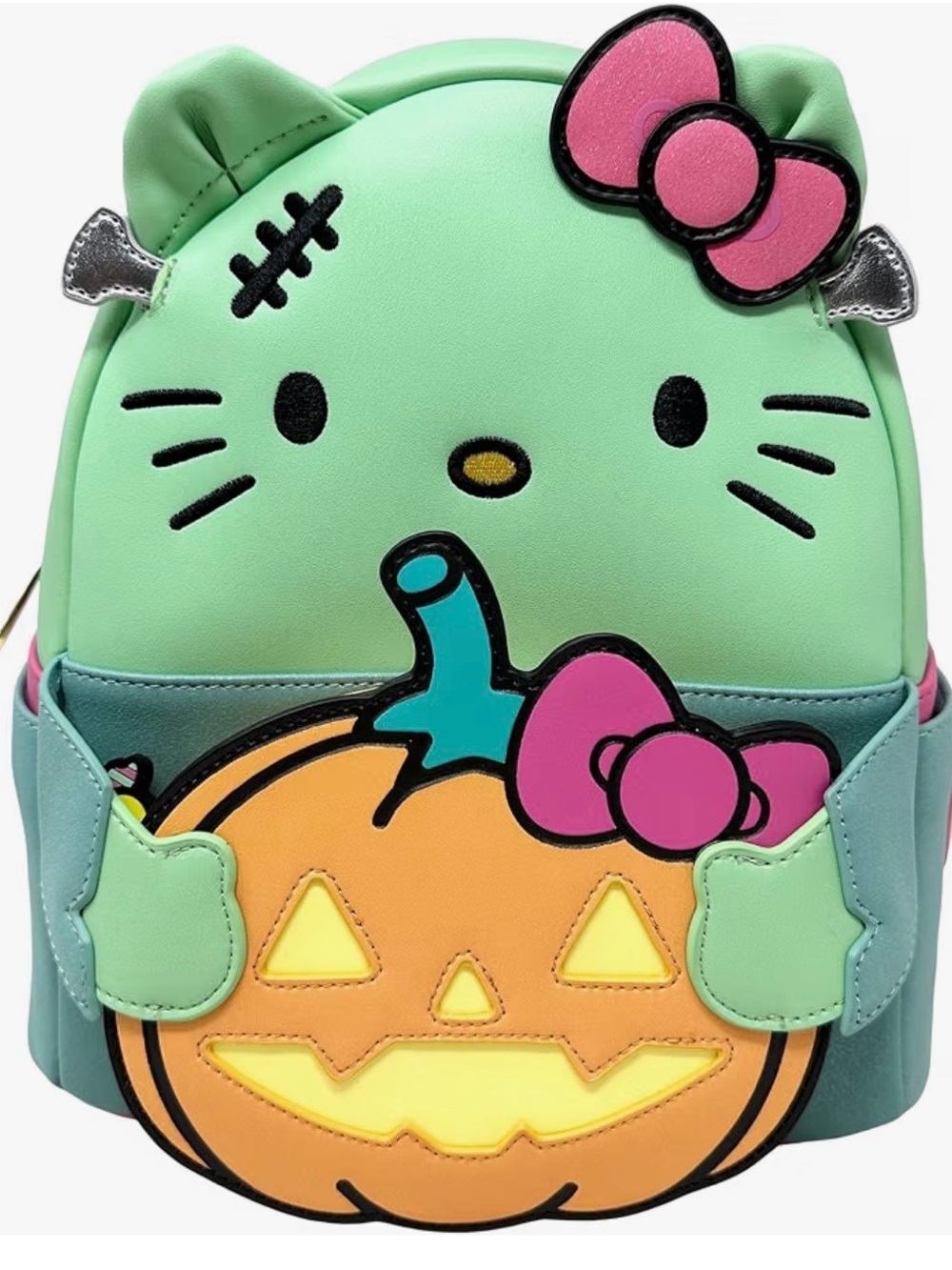 Loungefly Sanrio Hello Kitty Frankenstein Pumpkin Mini Backpack NWT